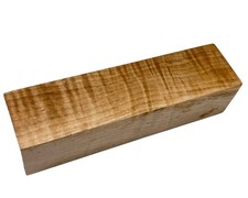 Curly Maple Turning Blank 1-1/2" x 1-1/2" x 5-7/8 dried Maple y48