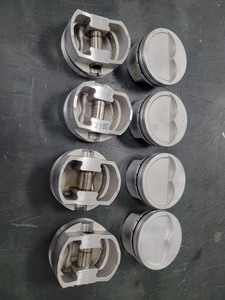 SBC 406 FORGED DISH PISTONS 6.00 RODS