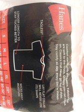 Hanes Value Pack Of 6 Tagless Layflat T Shirts White Size XL