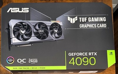ASUS TUF Gaming GeForce RTX 4090 24GB OC GDDR6 GPU Graphics Card ** barely used*