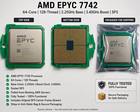 AMD EPYC 7742 64-Core 2.25GHz Server Processor SP3 32MB L2 256MB L3