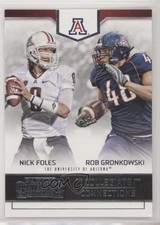 2016 Contenders Draft Picks Collegiate Connections Nick Foles Rob Gronkowski 0a3