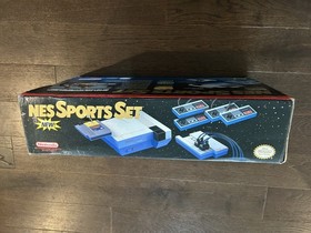 Original Nintendo NES Sports Set Box and Styrofoam Only Authentic *No Console*