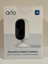 Arlo VMC3060 Essential Indoor Camera 2K 2nd Generation Wired 2K Live Security