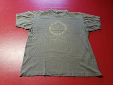 Royal Dutch Marihuana Company T-Shirt Army Grn L 100% Cotton Amsterdam