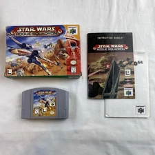 Star Wars-Rogue Squadron Nintendo 64 Complete In Box w Inserts Manual