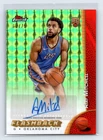 Ajay Mitchell Rookie 2025 Topps Finest Flashback Green Auto /75 Thunder #FBA-AM