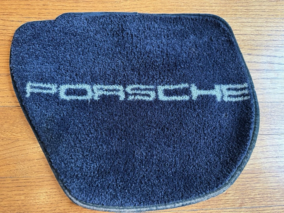 Porsche 964 911 1989-1994 Rare Blue Rear Driver Side Floor Mat  - Image 2 of 3