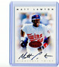 Matt Lawton 1996 Leaf Signature Series Bronze On Card Autograph Auto