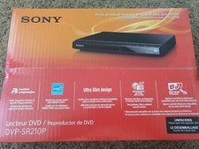 Sony Progressive Scan CD and DVD Player Brand New in Black  DVP-SR210P