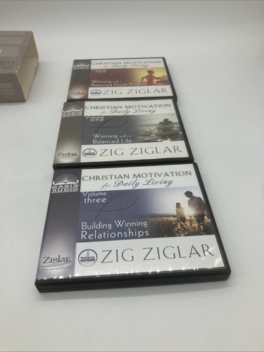 Christian motivation for daily living zig ziglar volumes 1, 2 and 3 rare 18 CD - Picture 5 of 5