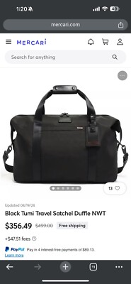 tumi weekender bag