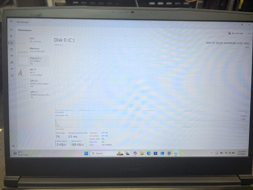 MSI GF63 9SC i7 9750H 512gb SSD 16GB RAM GTX 1650 - Picture 9 of 9