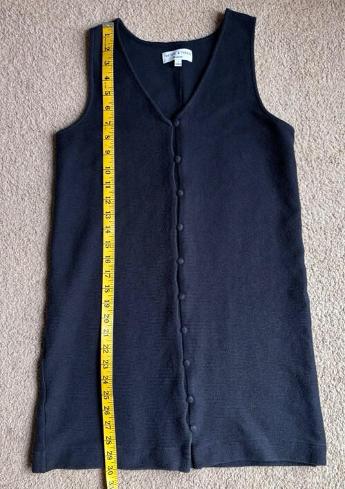 Madewell Texture & Thread Button Front Ribbed Tan… - image 3