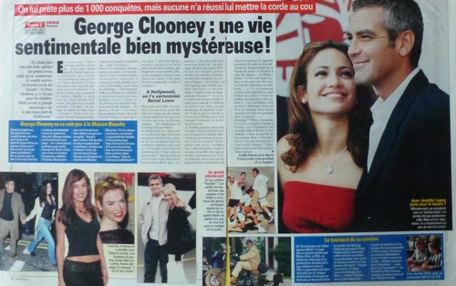 Georges Clooney Jennifer Lopez : une vie sentimentale bien mystérieuse , 2 pages