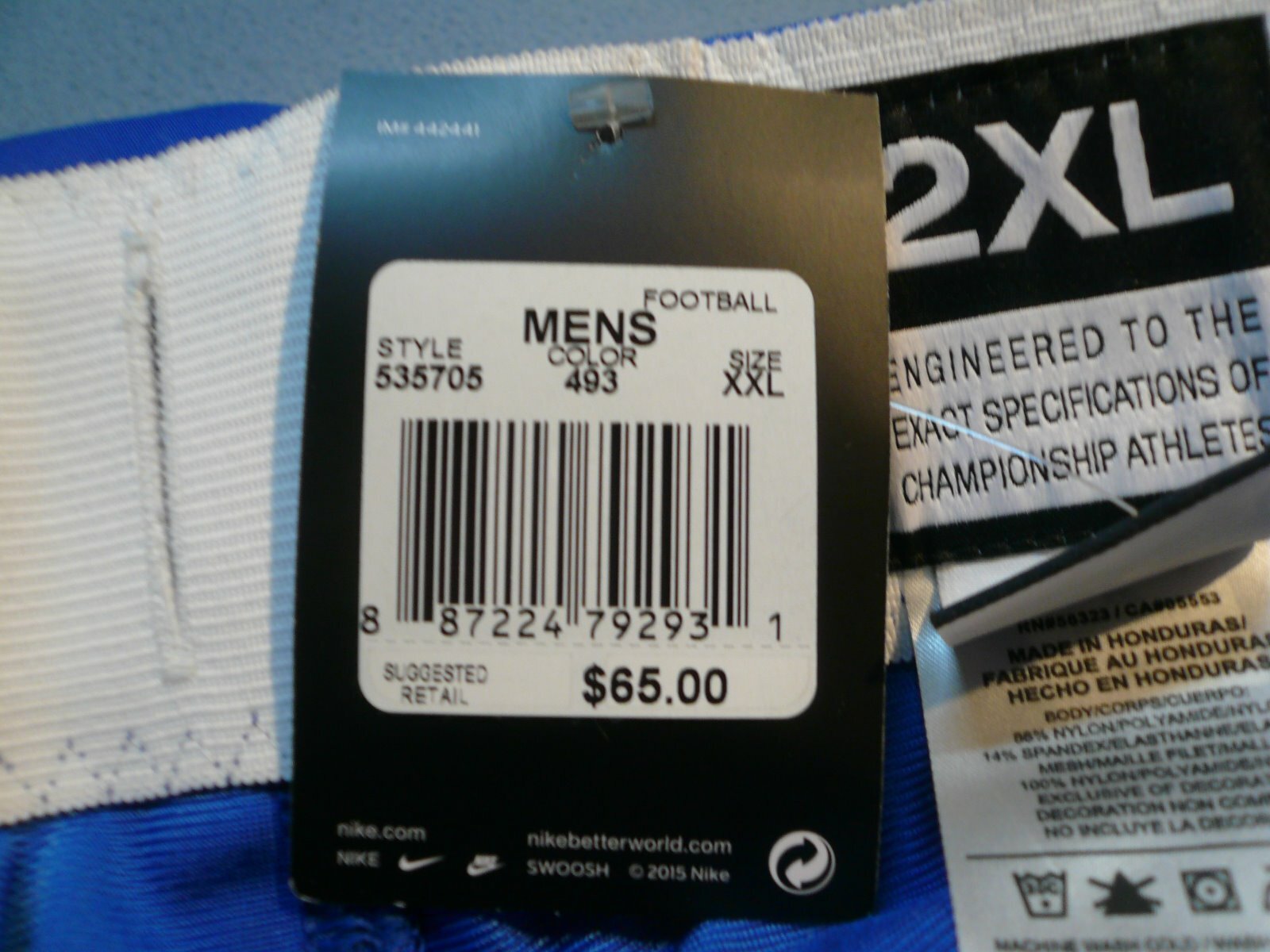 Nike Royal Blue Men's Football Pants 2xl 535705 493 for sale online eBay