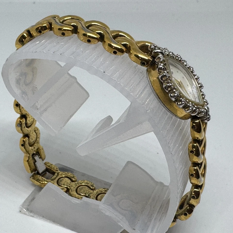 Pulsar Reloj Cuarzo V400-L580 Mujer Diamantes Madreperla Analógico Batería Nueva Foto 3 de 4