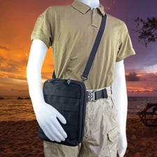 Tactical Pistol Concealed Carry Fanny Pack Gun Pouch Shoulder Waist Bag Holster