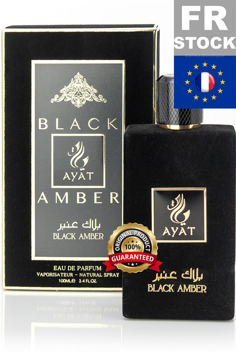 Eau de Parfum BLACK AMBER Fragrances 100mL AYAT Perfumes Dubaï