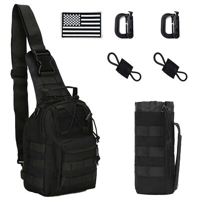 Mochila Militar Tactica Cruzada Impermeable Bandolera Bolso de Viaje Para Hombre