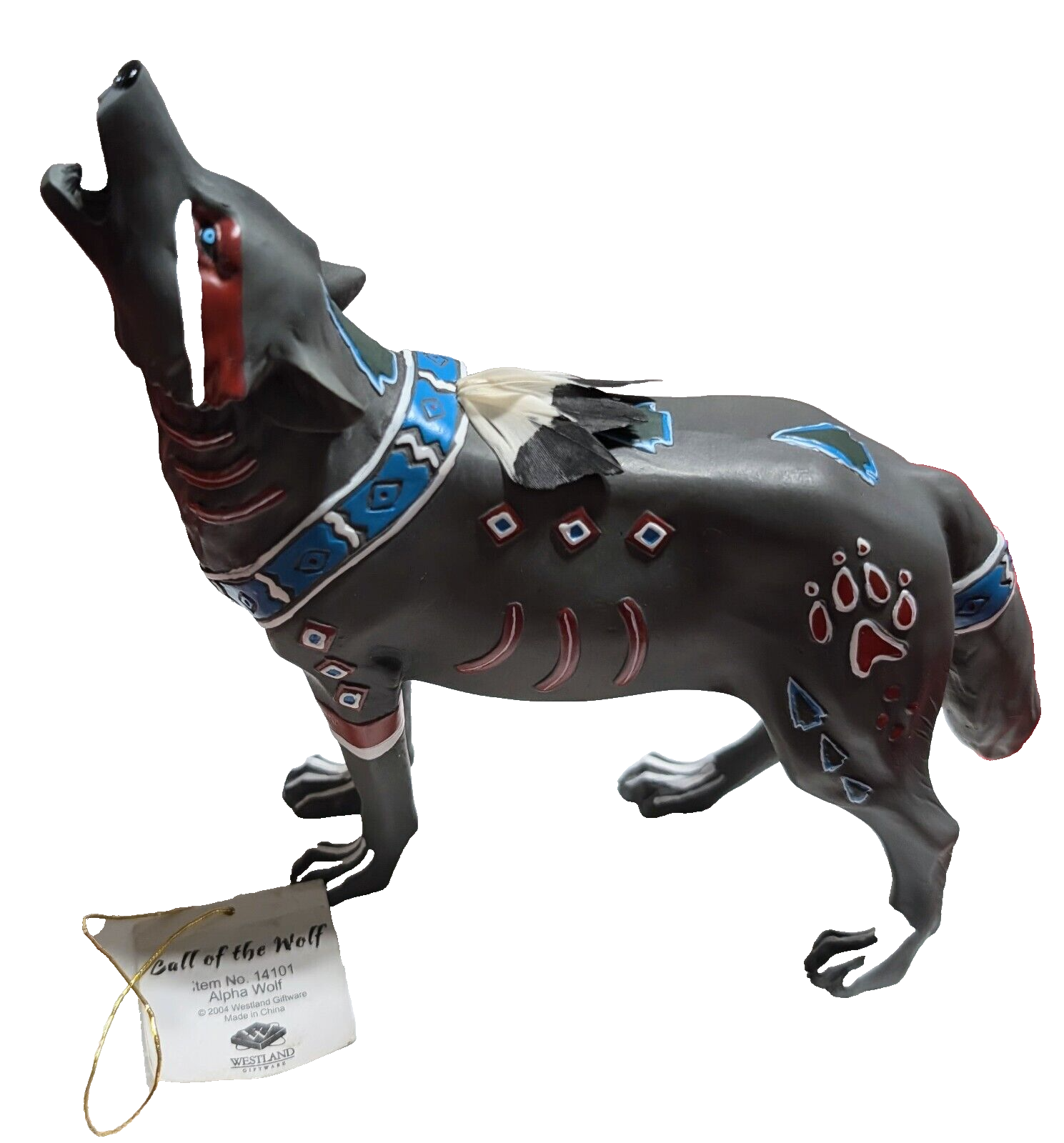 Call Of The Wolf Westland Giftware Alpha Wolf # 14101 NIB