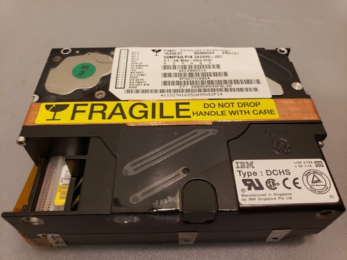 Disque dur vintage Compaq DCHS09Y 242899-001 9,1 Go SCSI 80 broches HDD testé - Photo 3/3