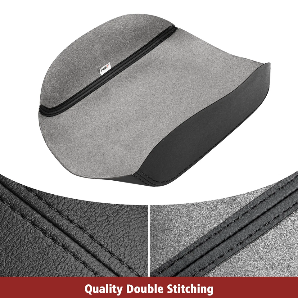 Fits 2006-2014 Honda Ridgeline Console Armrest Lid Leather Cover Trim Black - Imagem 4 de 4