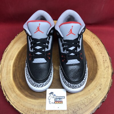 Nike Air Jordan III 3 Retro OG Black Cement 854261-001 Size 7Y | eBay