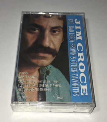 Jim Croce Bad, Bad Leroy Brown & Other Favorites (Cassette, Mar-1995, 2E