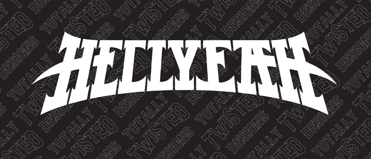 Hellyeah vinyl decal sticker Car Truck Hard Rock Band Logo Metal