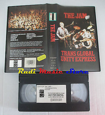 VHS THE JAM Trans Global Unity Express 1982 CMV 1124 CD MC DVD LP (VM3)