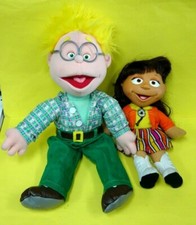 Vintage 1993-94 Fisher Price Puzzle Place Kiki  Ben Olafson Soft Dolls 13-18"