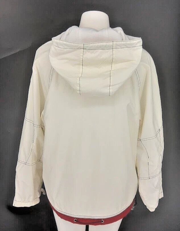 Женская белая ветровка с капюшоном Weather Tamer Gorpcore размер Маленький - Изображение 2 из 4