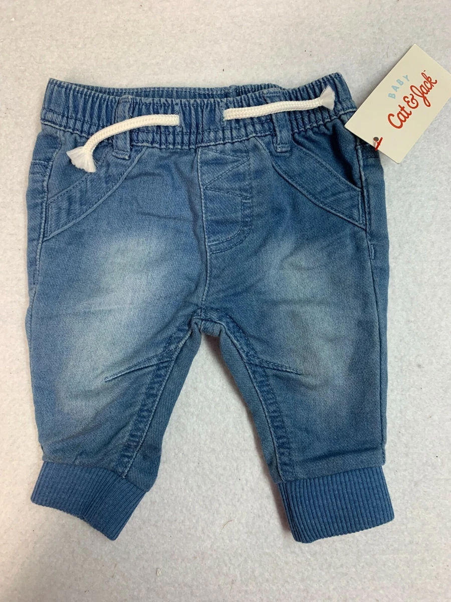 Pantalon jean bebe nouveau ne en denim Cat Jack 6 8 5 lb