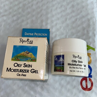 Reviva Labs Oily Skin Moisturizer Gel 1.25oz Gel DISCONTINUED unsealed