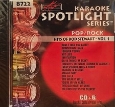 SC8722 ROD STEWART HITS  NEW WRAPPED IN PLASTIC SOUND CHOICE KARAOKE LOT K