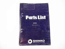 Shinko 5FB 10 14 15 18 20 25 Z CZ Forklift Truck Parts List Parts List