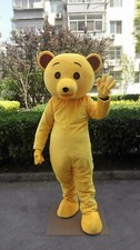 Bear Mascot Costume Cosplay Party Game Dress Outfit Advertising Halloween Adult