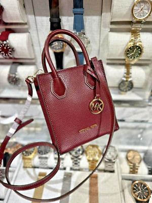 Michael Kors Mercer XS Leather North South Crossbody Shopper
