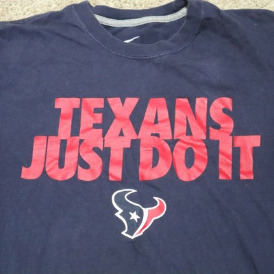 Nike TEXANS Just Do It Regular Fit RED 