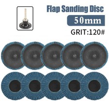 50mm Flap Disc Quick Change Sanding Discs with 1/4" Shank Pad Holder For Surface