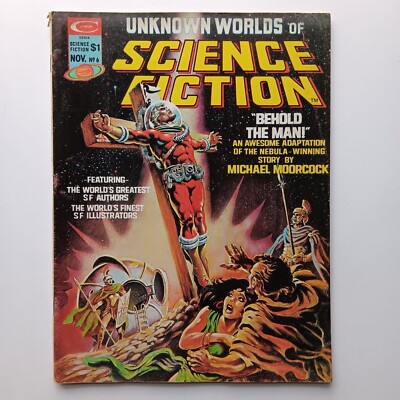 Unknown Worlds of Science Fiction #6 (1975) Frank Brunner Cover, Marvel Z 1- VF-
