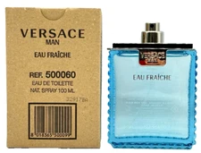 Versace Man Eau Fraiche for Men 3.4 oz Eau de Toilette *TR* Spray NEW AUTHENTIC