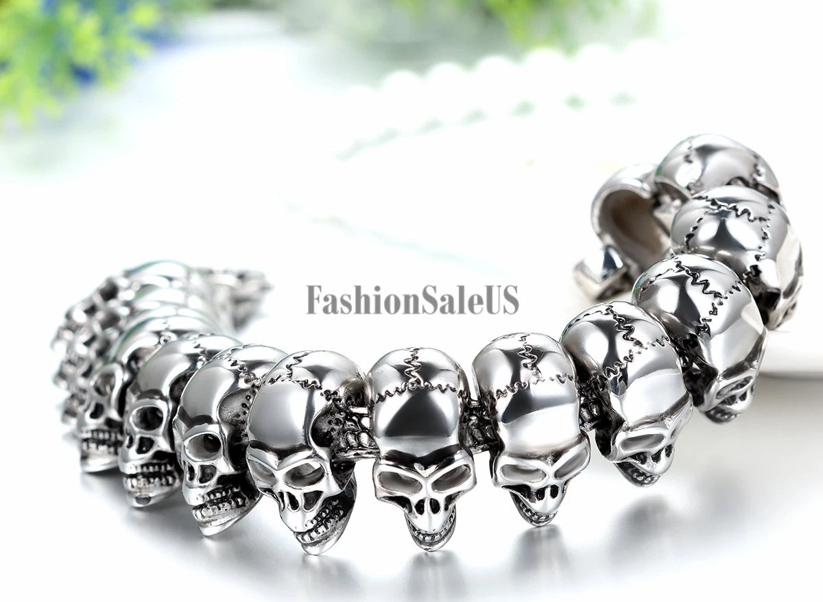 Skeleton head bracelet online