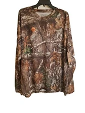 Magellan Outdoors Eagle Pass LS Realtree Edge Turkey Hunting Mesh Shirt Size 2XL