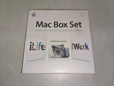 NEVER USED Apple Mac Box Set v.10.6 Snow Leopard Family Pack Intel-based Mac P9