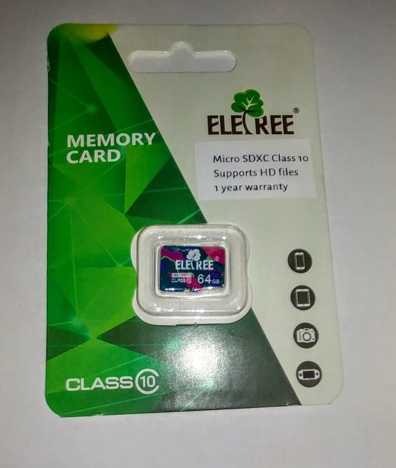 Tarjeta de memoria EleTree alta velocidad Micro SD Full HD clase 10 UHS-1 U3 64 GB 128 GB Foto 4 de 4