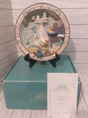 ディズニー3Dプレート シンデレラ Rare Disney 3D Cinderella Collectible Plate 
