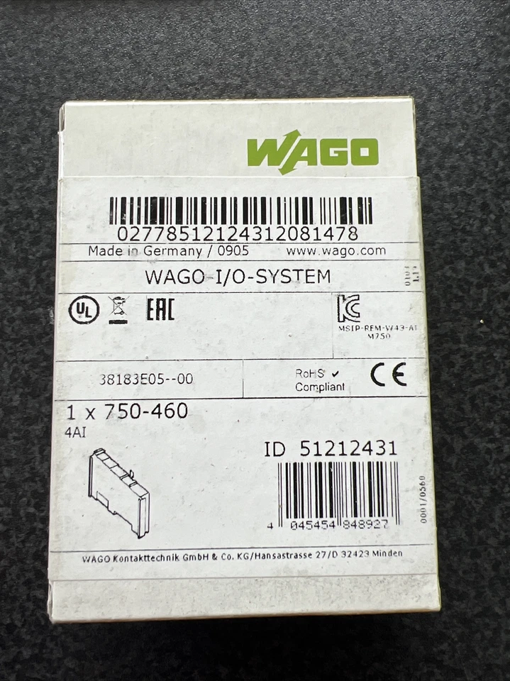WAGO 750-460 NEU & VERSIEGELT
