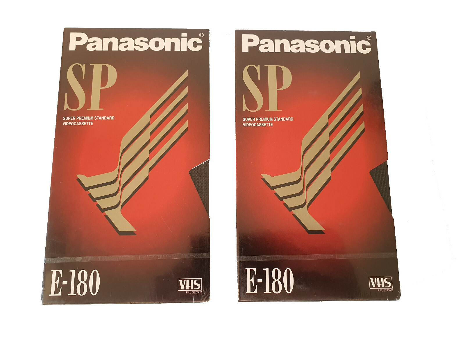 2 Sealed Panasonic SP E180 Blank VHS Tapes eBay